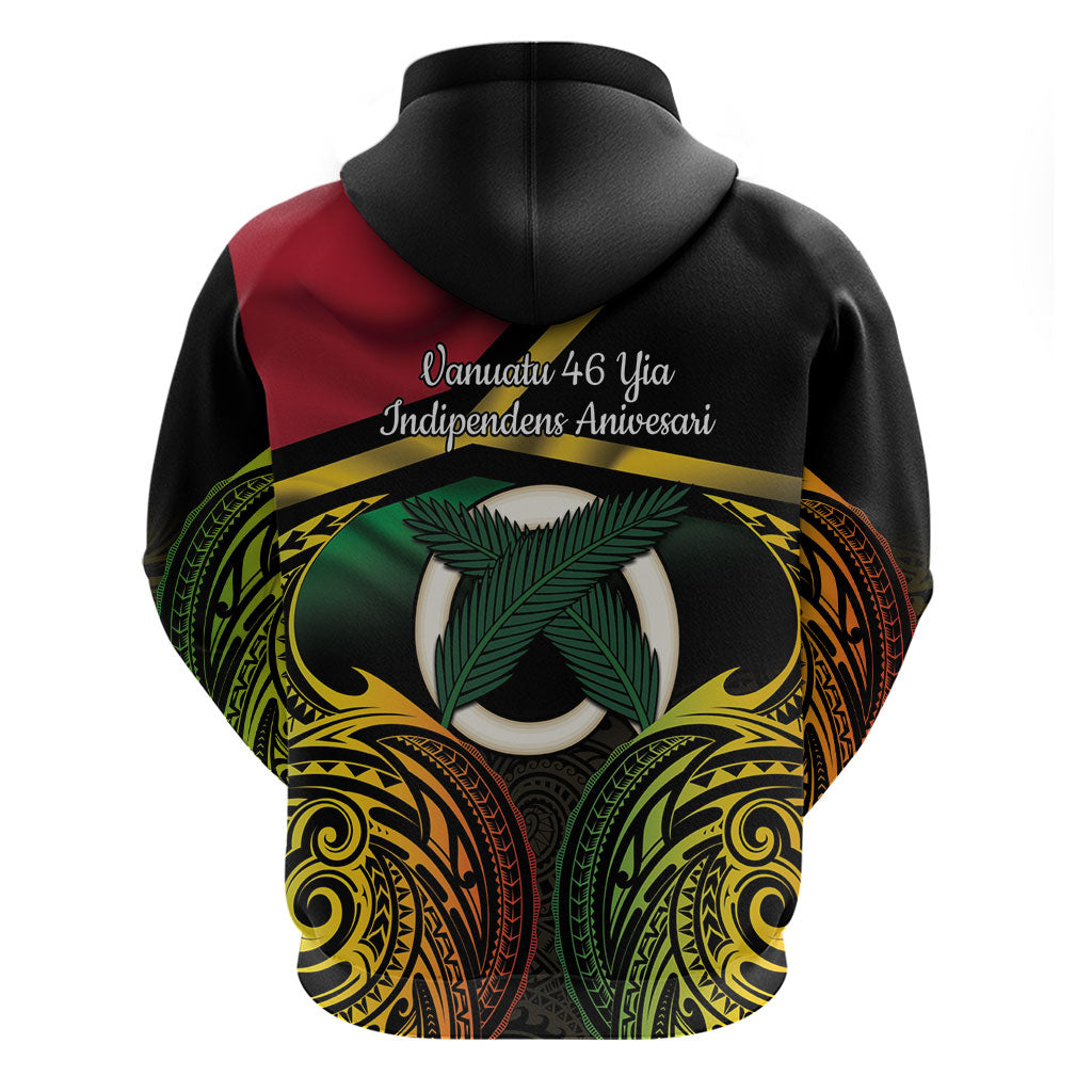 Vanuatu 1980 Zip Hoodie Hapi 46 Yia Indipendens Anivesari LT14 - Polynesian Pride
