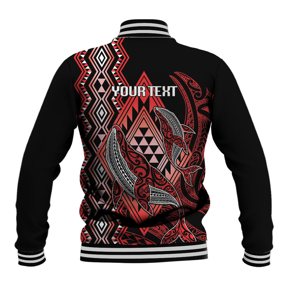 Aotearoa Iwi Ngapuhi Personalised Baseball Jacket NZ Maori Humpback Whale Taniko Motifs LT14 - Polynesian Pride