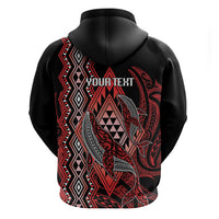 Aotearoa Iwi Ngapuhi Personalised Hoodie NZ Maori Humpback Whale Taniko Motifs LT14 - Polynesian Pride