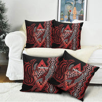 Aotearoa Iwi Ngapuhi Pillow Cover NZ Maori Humpback Whale Taniko Motifs LT14 - Polynesian Pride