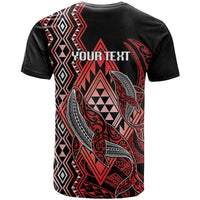 Aotearoa Iwi Ngapuhi Personalised T Shirt NZ Maori Humpback Whale Taniko Motifs LT14 - Polynesian Pride