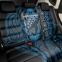 Aotearoa Iwi Ngati Porou Back Car Seat Cover NZ Maori Humpback Whale Taniko Motifs LT14 - Polynesian Pride