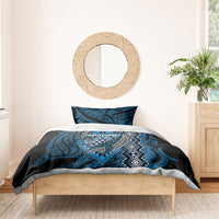 Aotearoa Iwi Ngati Porou Bedding Set NZ Maori Humpback Whale Taniko Motifs LT14 - Polynesian Pride