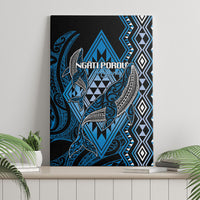Aotearoa Iwi Ngati Porou Canvas Wall Art NZ Maori Humpback Whale Taniko Motifs LT14 - Polynesian Pride