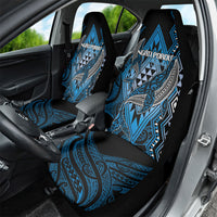 Aotearoa Iwi Ngati Porou Car Seat Cover NZ Maori Humpback Whale Taniko Motifs LT14 - Polynesian Pride