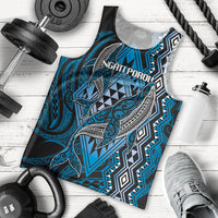 Aotearoa Iwi Ngati Porou Personalised Men Tank Top NZ Maori Humpback Whale Taniko Motifs LT14 - Polynesian Pride