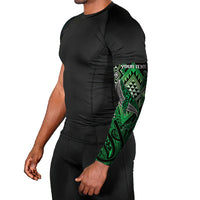 Aotearoa Iwi Ngai Tahu Personalised Arm Sleeves NZ Maori Humpback Whale Taniko Motifs LT14 - Polynesian Pride