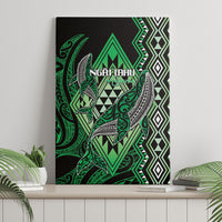Aotearoa Iwi Ngai Tahu Canvas Wall Art NZ Maori Humpback Whale Taniko Motifs LT14 - Polynesian Pride