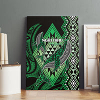 Aotearoa Iwi Ngai Tahu Canvas Wall Art NZ Maori Humpback Whale Taniko Motifs LT14 - Polynesian Pride