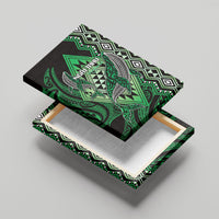 Aotearoa Iwi Ngai Tahu Canvas Wall Art NZ Maori Humpback Whale Taniko Motifs LT14 - Polynesian Pride