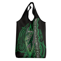 Aotearoa Iwi Ngai Tahu Grocery Bag NZ Maori Humpback Whale Taniko Motifs LT14 - Polynesian Pride