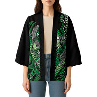 Aotearoa Iwi Ngai Tahu Personalised Kimono NZ Maori Humpback Whale Taniko Motifs LT14 - Polynesian Pride