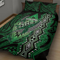Aotearoa Iwi Ngai Tahu Quilt Bed Set NZ Maori Humpback Whale Taniko Motifs LT14 - Polynesian Pride