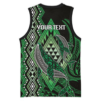 Aotearoa Iwi Ngati Pikiao Personalised Basketball Jersey NZ Maori Humpback Whale Taniko Motifs LT14 - Polynesian Pride