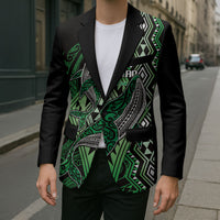 Aotearoa Iwi Ngati Pikiao Personalised Blazer NZ Maori Humpback Whale Taniko Motifs LT14 - Polynesian Pride