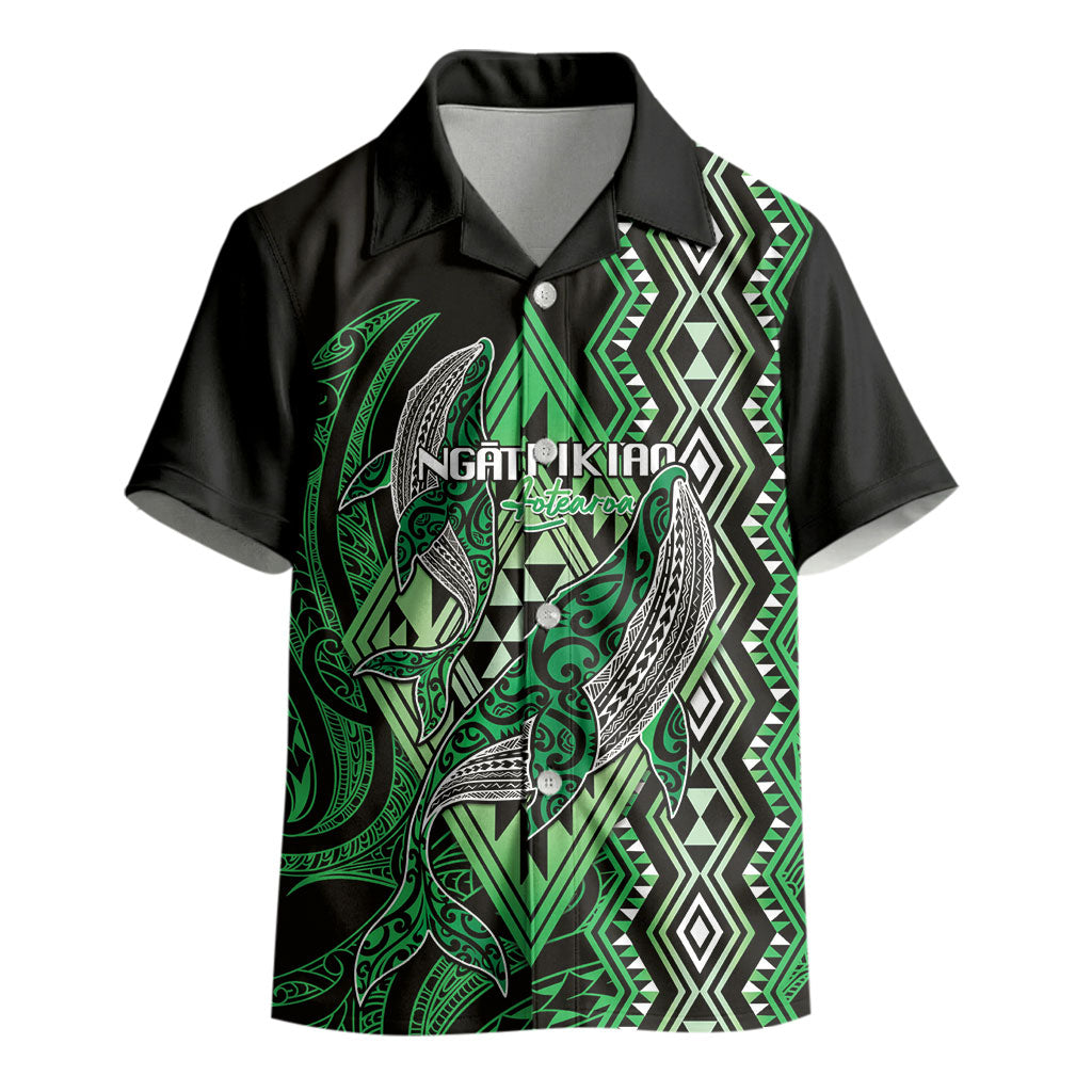 Aotearoa Iwi Ngati Pikiao Personalised Kid Hawaiian Shirt NZ Maori Humpback Whale Taniko Motifs LT14 - Polynesian Pride