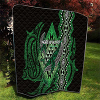 Aotearoa Iwi Ngati Pikiao Quilt NZ Maori Humpback Whale Taniko Motifs LT14 - Polynesian Pride