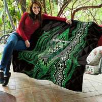 Aotearoa Iwi Ngati Pikiao Quilt NZ Maori Humpback Whale Taniko Motifs LT14 - Polynesian Pride