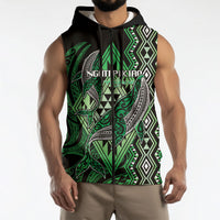 Aotearoa Iwi Ngati Pikiao Personalised Sleeveless Zip Hoodie NZ Maori Humpback Whale Taniko Motifs LT14 - Polynesian Pride