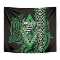 Aotearoa Iwi Ngati Pikiao Tapestry NZ Maori Humpback Whale Taniko Motifs LT14 - Polynesian Pride