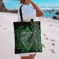 Aotearoa Iwi Ngati Pikiao Tote Bag NZ Maori Humpback Whale Taniko Motifs LT14 - Polynesian Pride
