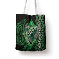 Aotearoa Iwi Ngati Pikiao Tote Bag NZ Maori Humpback Whale Taniko Motifs LT14 - Polynesian Pride