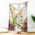 New Zealand Cacatua Galerita Blanket Aotearoa Cockatoo Tropical Flowers