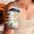 New Zealand Cacatua Galerita 4 in 1 Can Cooler Tumbler Aotearoa Cockatoo Tropical Flowers