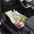 New Zealand Cacatua Galerita Car Mats Aotearoa Cockatoo Tropical Flowers