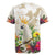 New Zealand Cacatua Galerita Rugby Jersey Aotearoa Cockatoo Tropical Flowers