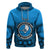 Personalised Yap Constitution Day Hoodie FSM Seal Happy 24 December LT14 Blue - Polynesian Pride