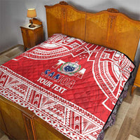 Samoa Rugby Custom Quilt Toa Samoa Pacific Sporty Red - Polynesian Pride