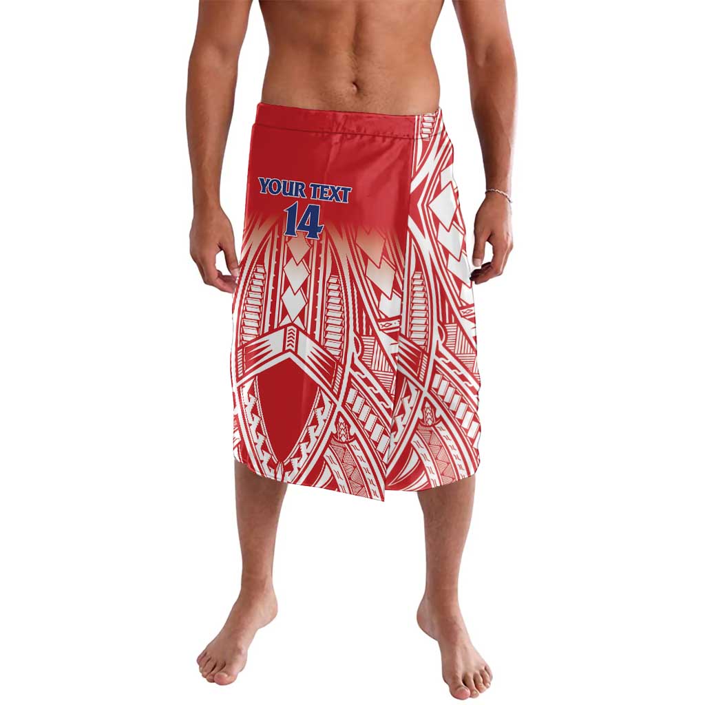 Toa Samoa Rugby Custom Lavalava Samoa mo Samoa Polynesian Pacific Red - Polynesian Pride