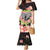 Polynesia Valentine's Day Mermaid Dress Hammerhead Shark Plumeria With Polynesian Pattern