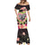 Polynesia Valentine's Day Mermaid Dress Hammerhead Shark Plumeria With Polynesian Pattern