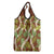 Brown Hawaii Plumeria Lei With Tropical Leaves Grocery Bag