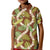 Brown Hawaii Plumeria Lei With Tropical Leaves Kid Polo Shirt