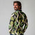 Black Hawaii Plumeria Lei With Tropical Leaves Long Sleeve Polo Shirt