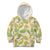 Beige Hawaii Plumeria Lei With Tropical Leaves Kid Hoodie