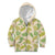 Beige Hawaii Plumeria Lei With Tropical Leaves Kid Hoodie