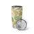 Beige Hawaii Plumeria Lei With Tropical Leaves Tumbler Cup