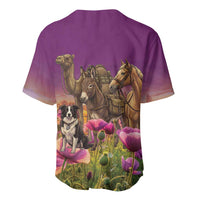 ANZAC Day Baseball Jersey Lest We Forget The Animals Of War