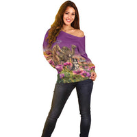 ANZAC Day Off Shoulder Sweater Lest We Forget The Animals Of War