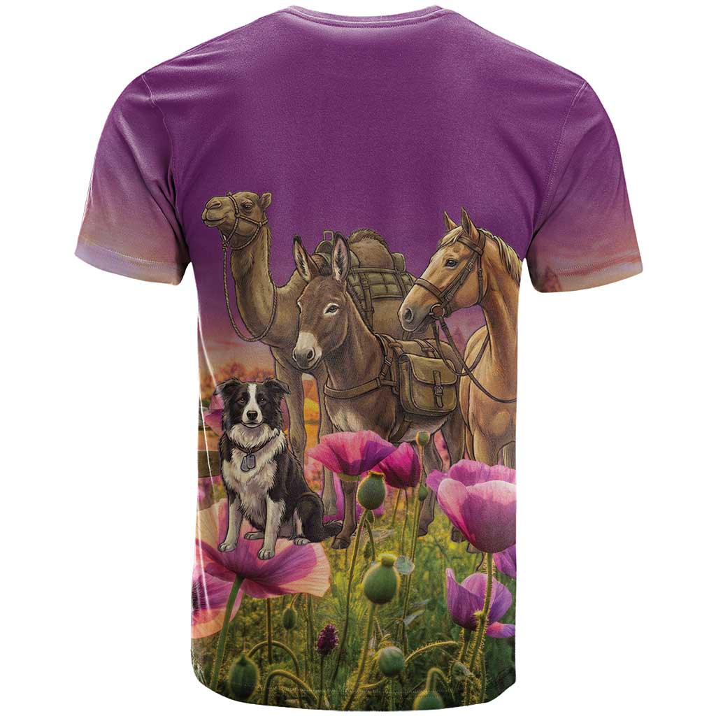 ANZAC Day T Shirt Lest We Forget The Animals Of War