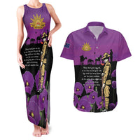 ANZAC Soldier and War Animals Couples Matching Tank Maxi Dress and Hawaiian Shirt We Will Remember Them