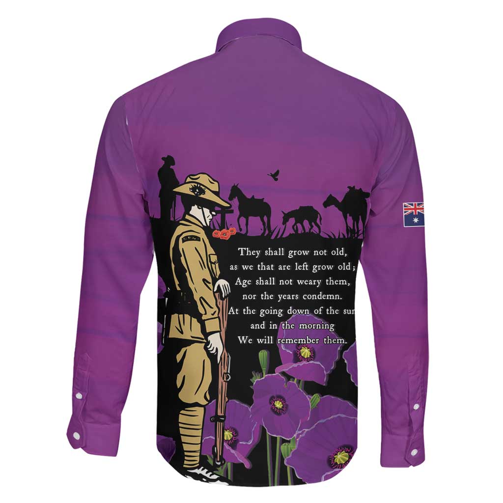 ANZAC Soldier and War Animals Family Matching Long Sleeve Bodycon Dress and Hawaiian Shirt We Will Remember Them LT15 - Polynesian Pride