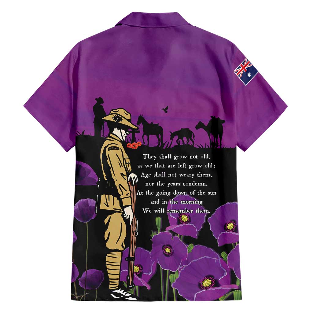 ANZAC Soldier and War Animals Family Matching Off The Shoulder Long Sleeve Dress and Hawaiian Shirt We Will Remember Them LT15 - Polynesian Pride