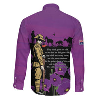 ANZAC Soldier and War Animals Family Matching Off The Shoulder Long Sleeve Dress and Hawaiian Shirt We Will Remember Them LT15 - Polynesian Pride