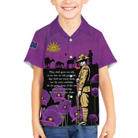 ANZAC Soldier and War Animals Family Matching Off Shoulder Maxi Dress and Hawaiian Shirt We Will Remember Them