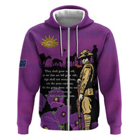 ANZAC Soldier and War Animals Hoodie We Will Remember Them